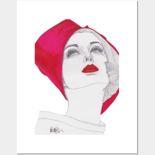 Red Hat Girl Posters and Art